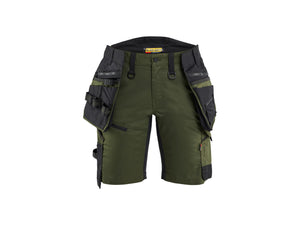 STRIKER Women's Craftsman Shorts with Stretch - Forest Night/Black - 10R