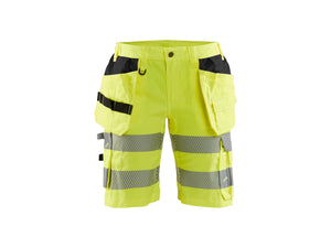 Women's Hi-Vis shorts with stretch - Hi-vis yellow - 10R