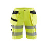 Women's Hi-Vis shorts with stretch - Hi-vis yellow - 10R
