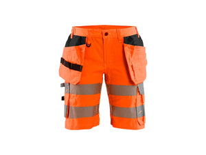 Women's Hi-Vis shorts with stretch - Orange - 10R