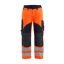 Women's Multinorm Inherent Work Trousers - Orange/Navy blue - 10R
