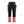 Women's Hi-vis Work Trousers with Stretch - Black/Red hi-vis - 10R