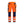 Women's Hi-Vis Work Trousers with 4-way-stretch - Orange/Navy blue - 10R