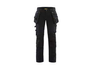 Women's 4-way stretch craftsman Work Trousers - Black - 10R