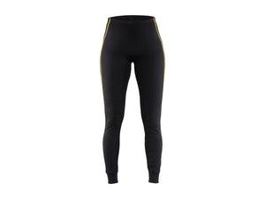 Women's flame resistant long Socks and Boxers, 68% merino wool - Black - L