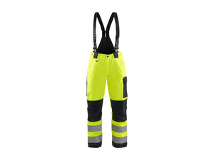 Women's Hi-Vis Winter Work Trousers - Hi-vis yellow/Black - 10R