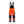 Women's Hi-Vis Winter Work Trousers - Orange/Navy blue - 10R