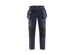 Women's Craftsman Work Trousers X1900 Stretch - Navy blue/Black - 10R