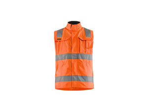 Hi-Vis Vest - Orange/Navy blue - 4XL