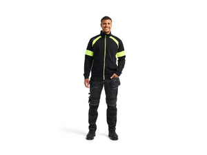 Blaklader Sweatshirt with Hi-vis Full Zip