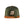 Flatbrim Cap - Rust/Forest green - One size