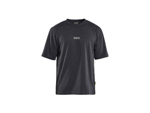 T-shirt Snake Loose Fit - Black melange - 4XL