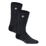 2 Pair Mens Winter Crew Slipper Socks