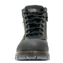 REDBACK BOOTS | BLACK COBAR LACE/ZIP UP SAFETY BOOTS (USCBZS)