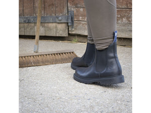 Bareback Detroit Steel Toe Cap Work Boots - Black