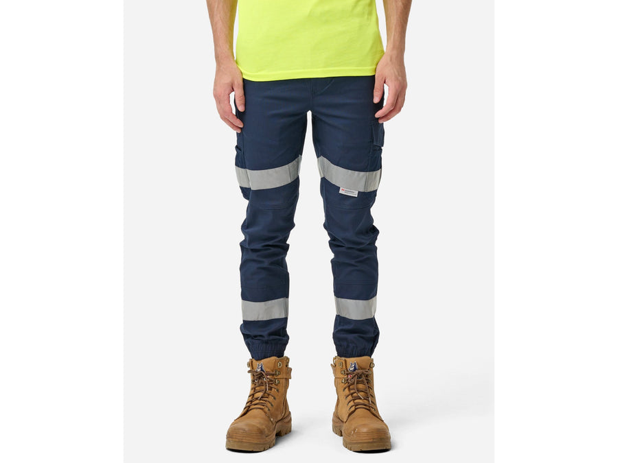 Elwood Elastic Waist Cuffed Reflective Trousers