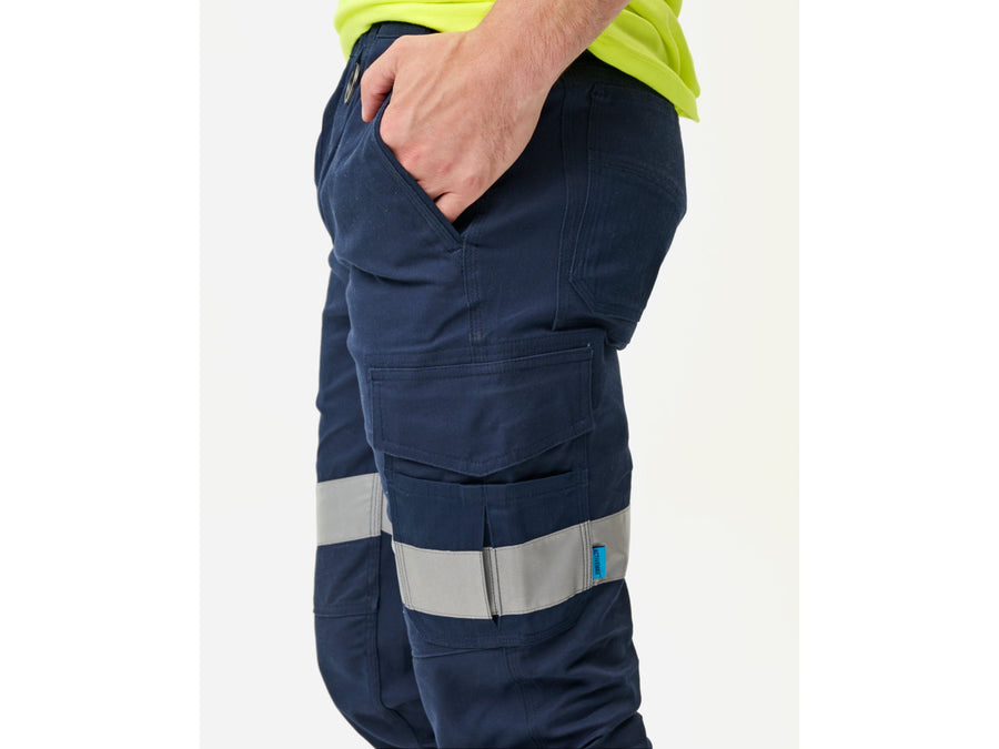 Elwood Elastic Waist Cuffed Reflective Trousers