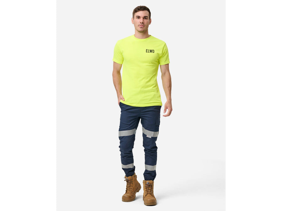 Elwood Elastic Waist Cuffed Reflective Trousers