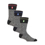3 Pack Mens Insulated Thermal Socks for Winter
