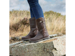 Bareback Hudson Mid Boots - Chocolate