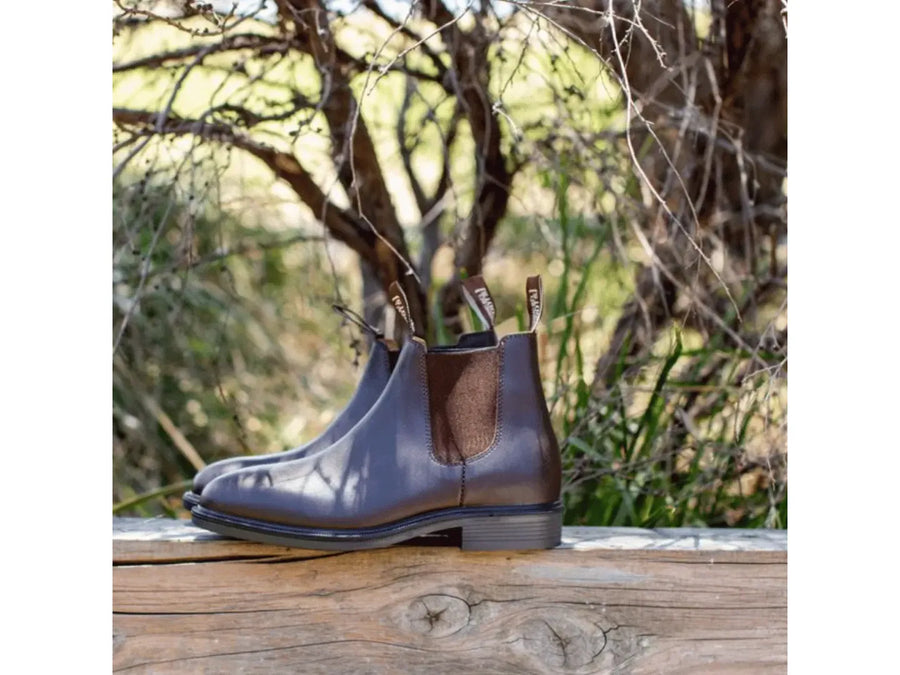 Mongrel Premium Leather Riding Boots - Brown