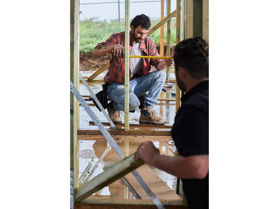 Mongrel 461 Side Zip Safety Boots W/Scuff Cap - STONE