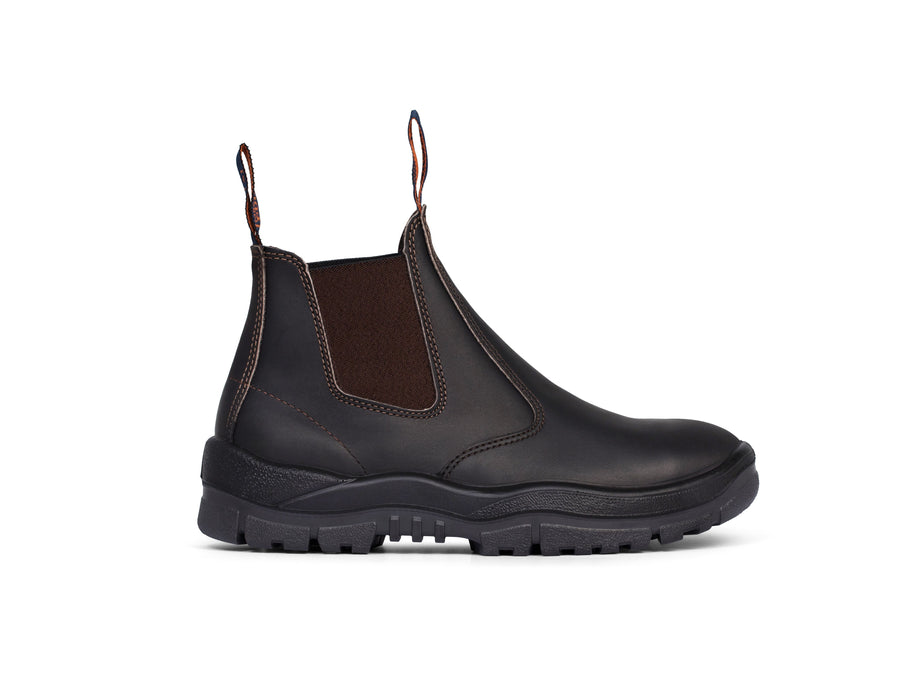 Mongrel 940030 Elastic Side Premium Boot Brown - Non Safety