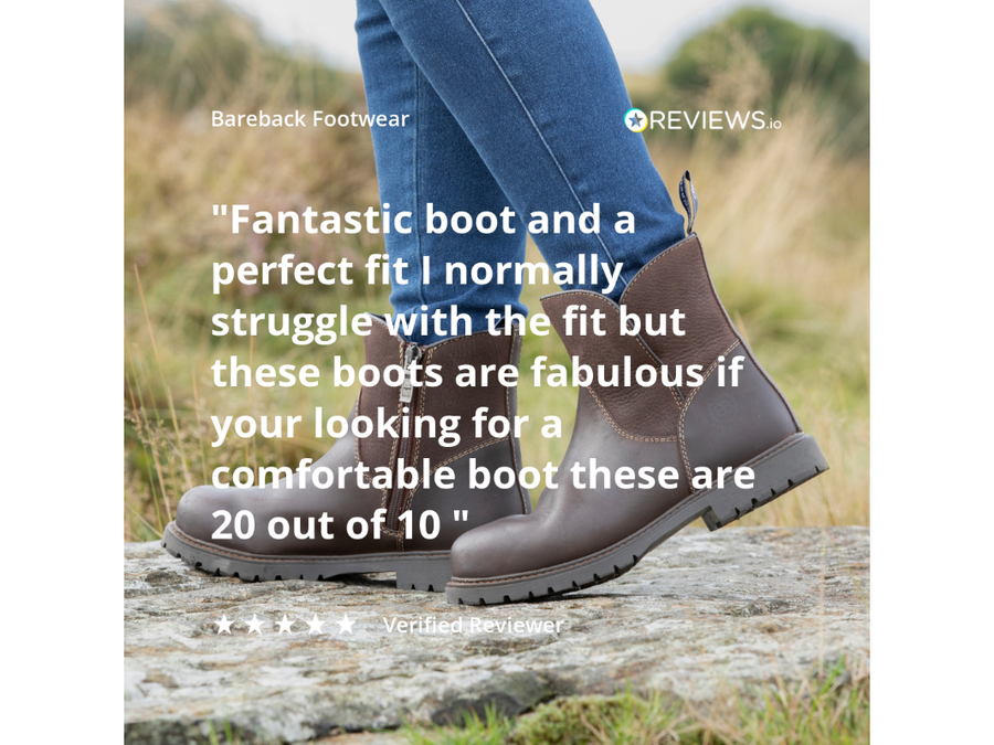 Quebec Waterproof Zip Up Ankle Boots - Brown