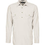 Pilbara Men's Australian Style Closed Front L/S Shirt - Summer Lightweight