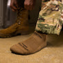 Mens Merino Wool Mid-Calf Lightweight Tactical Cushioned Boot Socks