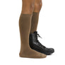 Mens Merino Wool Knee High Heavyweight Tactical Boot Socks with Full Cushion