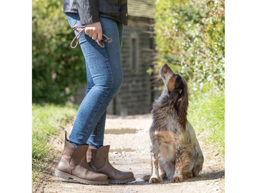 Quebec Waterproof Ankle Boots - Brown
