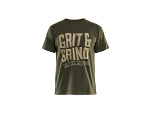 Blaklader T-shirt Grit and Grind - Forest Night