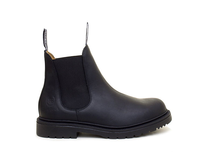 Detroit Steel Toe Cap Work Boots -  Black