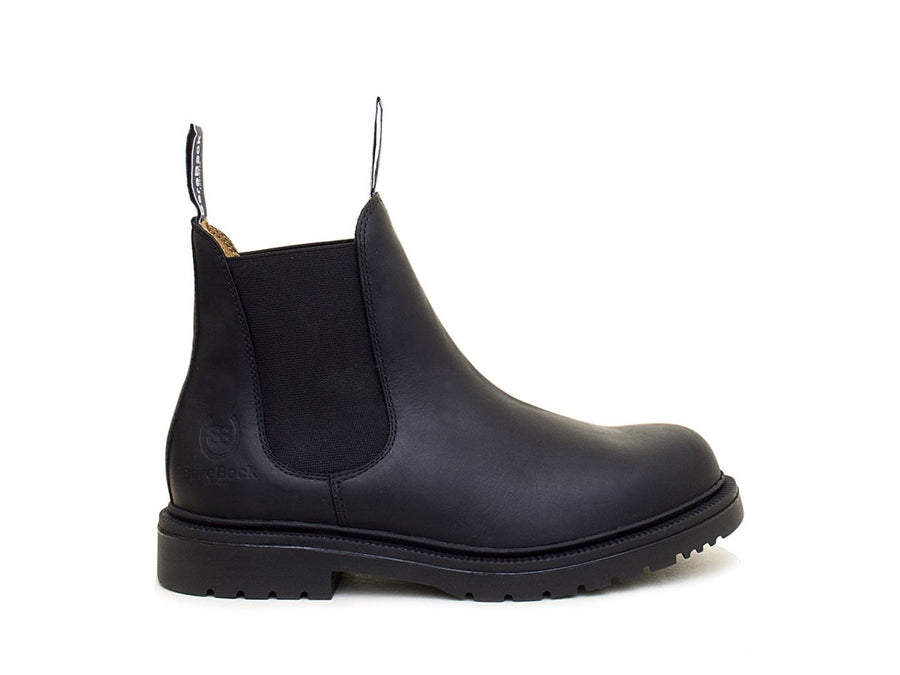 Detroit Steel Toe Cap Work Boots -  Black