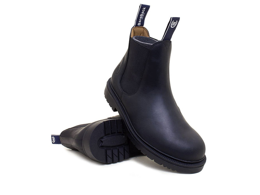 Detroit Steel Toe Cap Work Boots -  Black