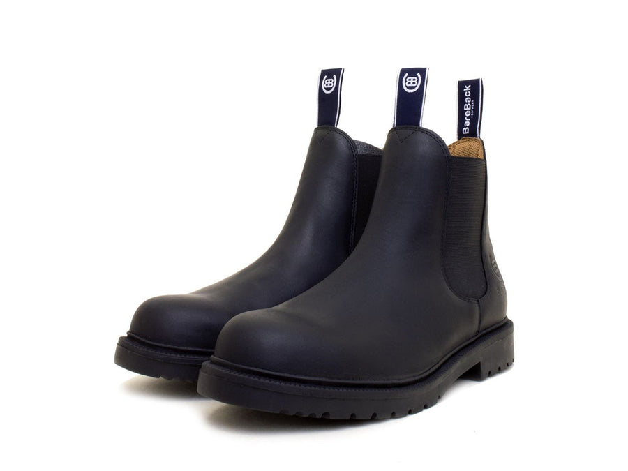 Detroit Steel Toe Cap Work Boots -  Black