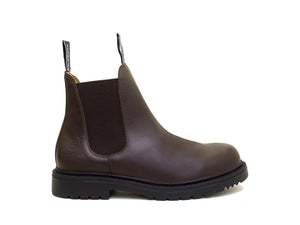 Bareback Detroit Steel Toe Cap Work Boots - Brown