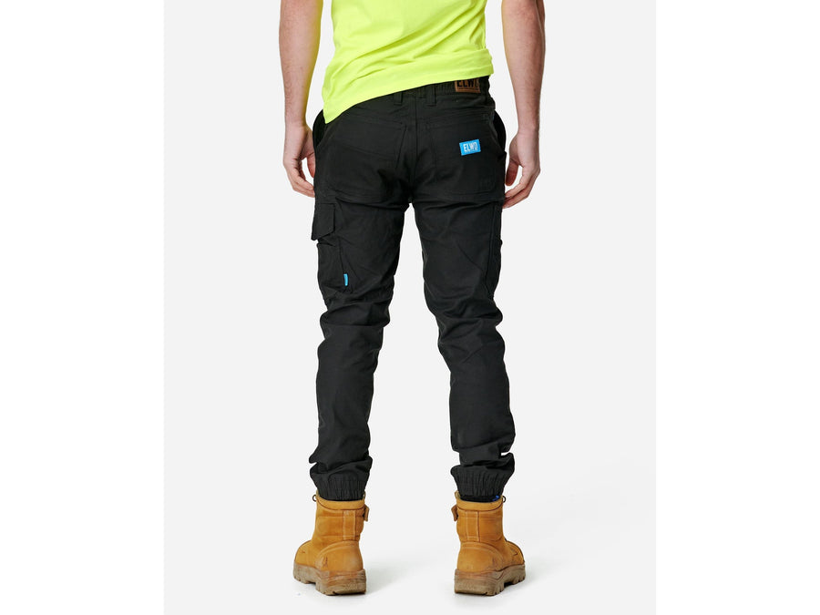 Elwood Men's Elastic Waist Cuffed Trouser