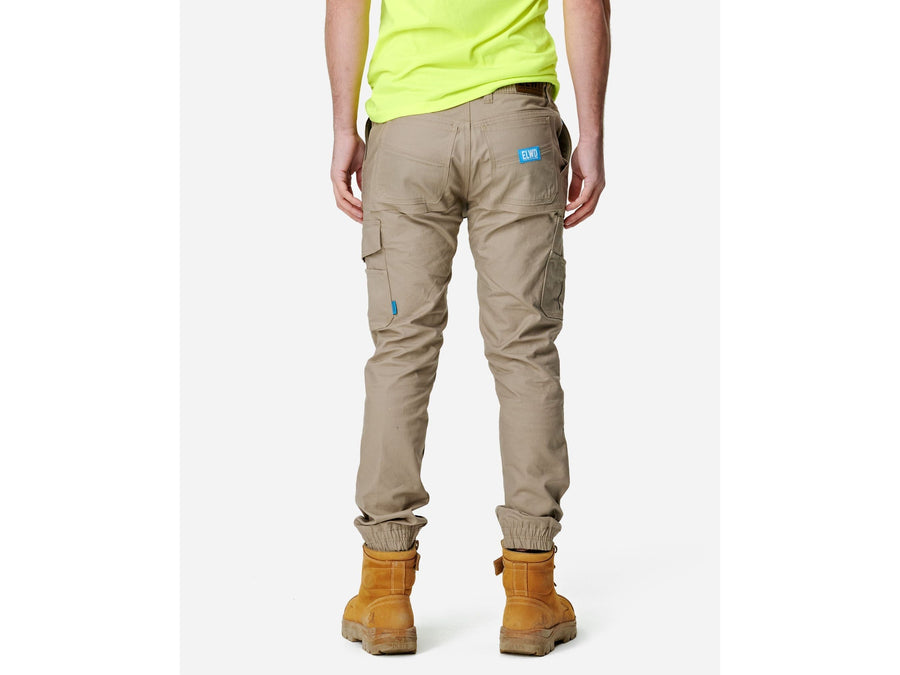 Elwood Men's Elastic Waist Cuffed Trouser