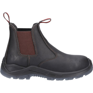 Hard Yakka Banjo Elastic Gusset Safety Dealer - Brown