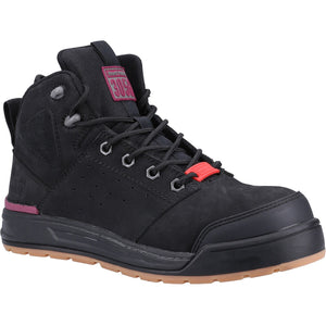Hard Yakka Women's 3056 PR Side Zip Safety Boot - Black