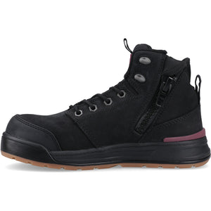 Hard Yakka Women's 3056 PR Side Zip Safety Boot - Black