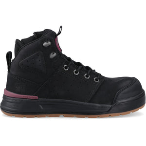 Hard Yakka Women's 3056 PR Side Zip Safety Boot - Black