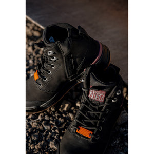 Hard Yakka Women's 3056 PR Side Zip Safety Boot - Black