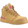 Hard Yakka Women's 3056 PR Side Zip Safety Boot - Wheat