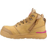 Hard Yakka Women's 3056 PR Side Zip Safety Boot - Wheat