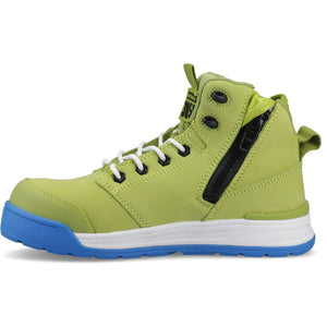 Hard Yakka Women's 3056 PR Side Zip Safety Boot - Wasabi