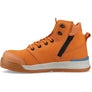 Hard Yakka Women's 3056 PR Side Zip Safety Boot - Orange