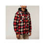 Hard Yakka Quilted Flannel Shacket - Red